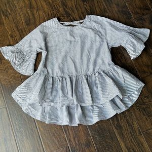 Listicle Striped Bloused